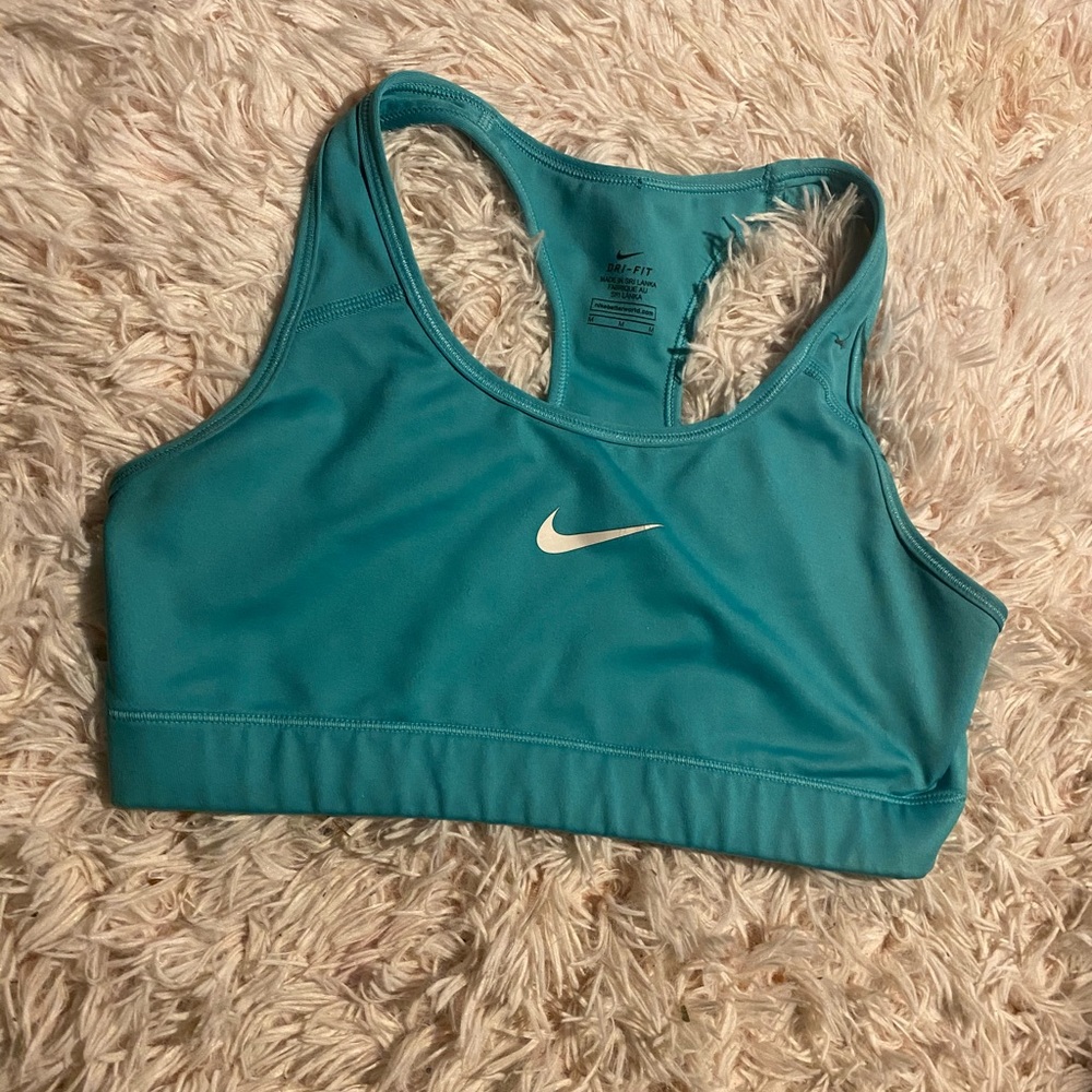 Nike teal sports bra